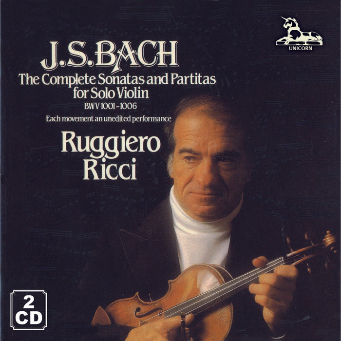 RUGGIERO RICCI - BACH - SONATAS & PARTITAS - UKCD2053-4