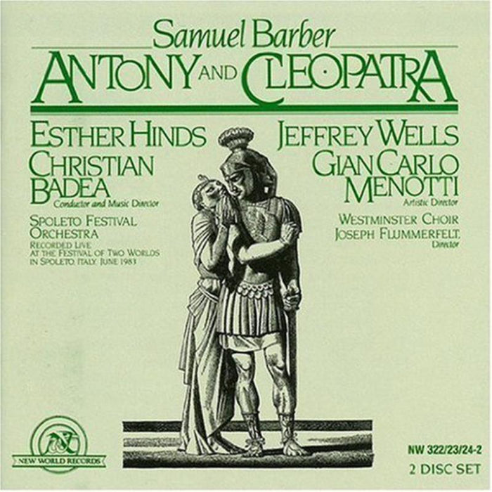 Samuel Barber: Antony & Cleopatra
