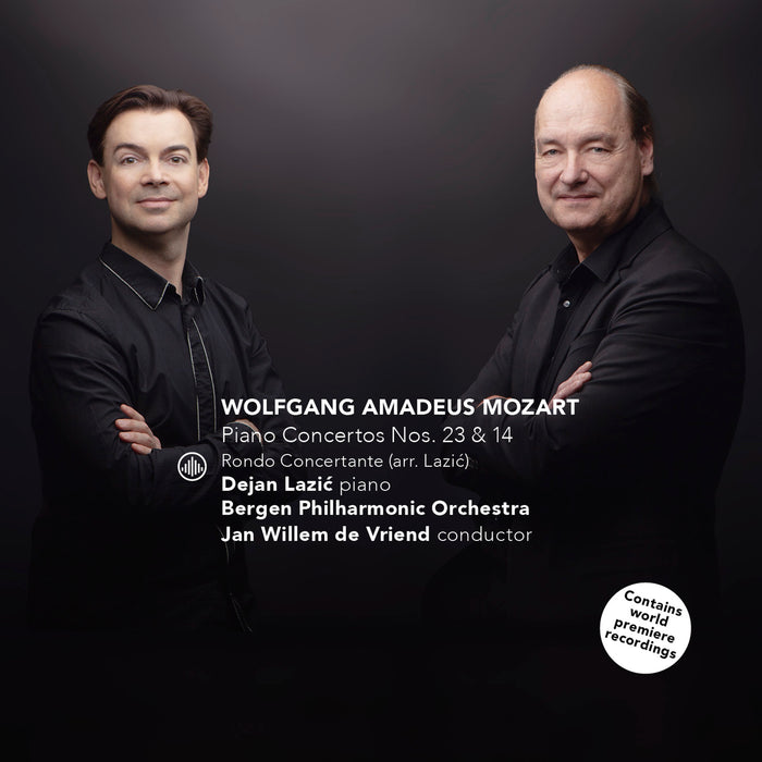 Bergen Philharmonic Orchestra, Dejan Lazic, Jan Willem de Vriend - Mozart: Piano Concertos Nos. 23 & 14 - CC72945