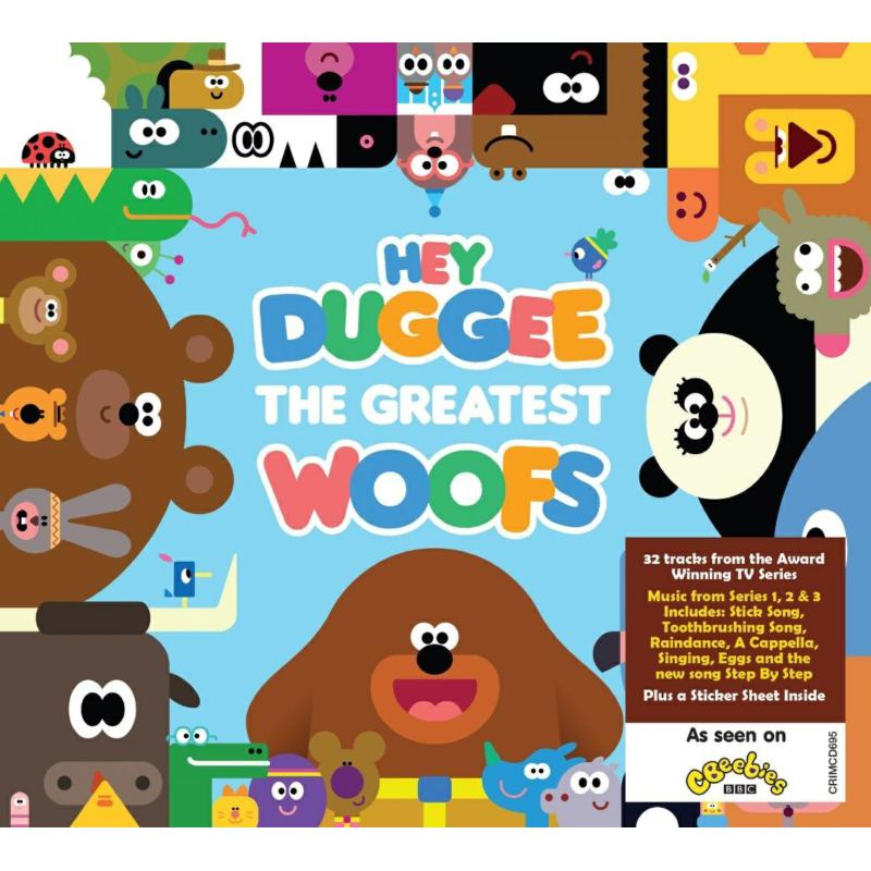 Hey Duggee - Papel De Regalo, 8 Hojas, 8 Etiquetas, Tamaño De