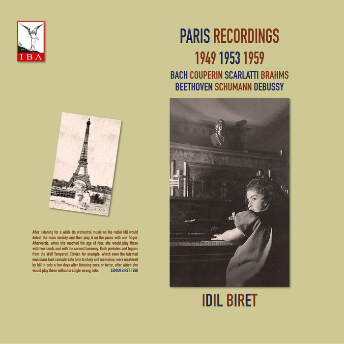 Idil Biret - Idil Biret: Paris Recordings 1949, 1953, 1959 (Bach; Couperin; Scarlatti; Brahms; Beethoven; Schumann; Debussy) - IBA-LP005