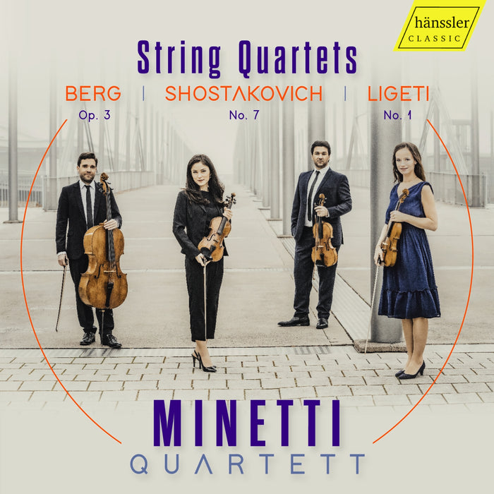 Minetti Quartett - Alban Berg: String Quartet Op. 3; Dmitri Shostakovich: String Quartet No. 7, Op. 108; George Ligeti: String Quartet No. 1 ('Metamorphoses nocturnes') - HC23060