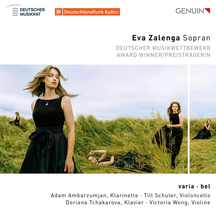 Eva Zalenga; Adam Ambarzumjan; Till Schuler; Doriana Tchakarova; Victoria Wong - Eva Zalenga: Varia; Bel (2023 Winner's CD, German Music Competition) - GEN25921