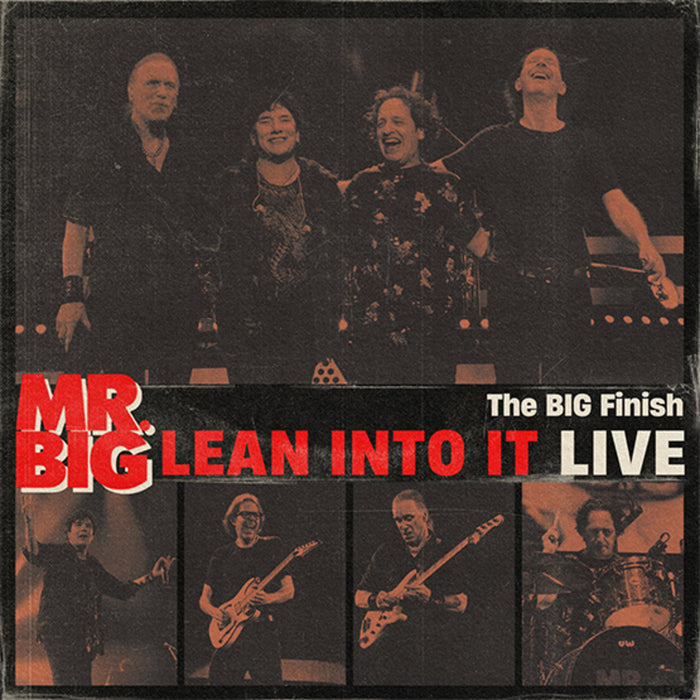 Mr. Big - The Big Finish - Lean Into It Live (RSD Black Red Splatter LP) - EVLP056BRS
