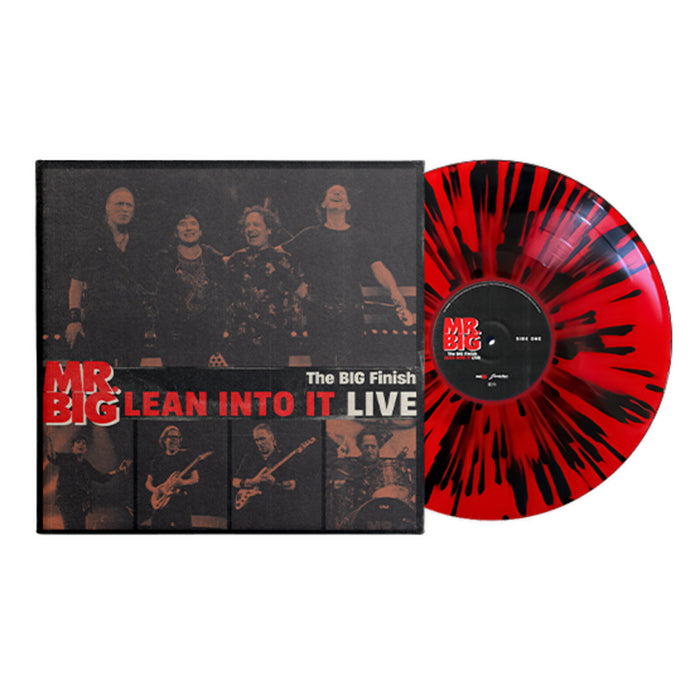 Mr. Big - The Big Finish - Lean Into It Live (RSD Black Red Splatter LP) - EVLP056BRS