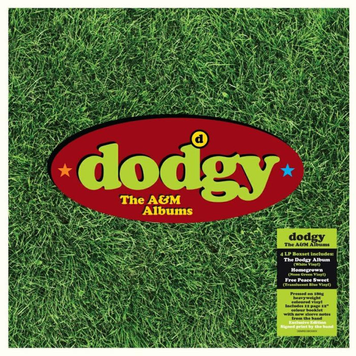 Dodgy - The A&M Albums (Signed UK Indies)  (White, Green Grass and Sky Blue Vinyl) - DEMRECBOX60X