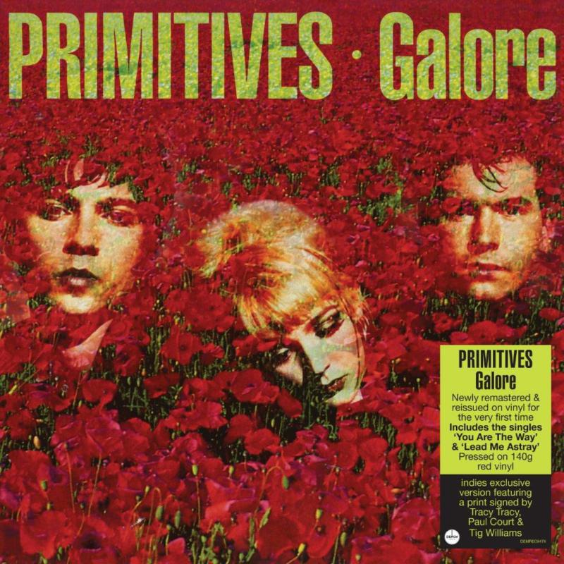 The Primitives - Galore (Red vinyl Signed Exclusive) - DEMREC947X