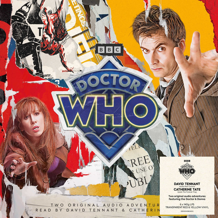 Doctor Who - Pest Control & The Forever Trap (Translucent Red & Yellow Vinyl) - DEMWHOBOX013