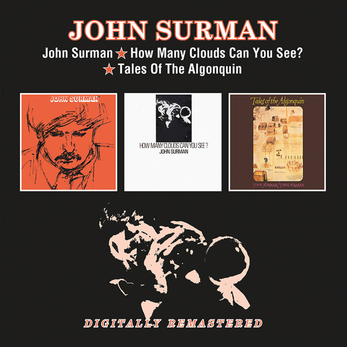 John Surman - John Surman / How Many Clouds Can You See? / Tales Of The Algonquin - BGOCD1553