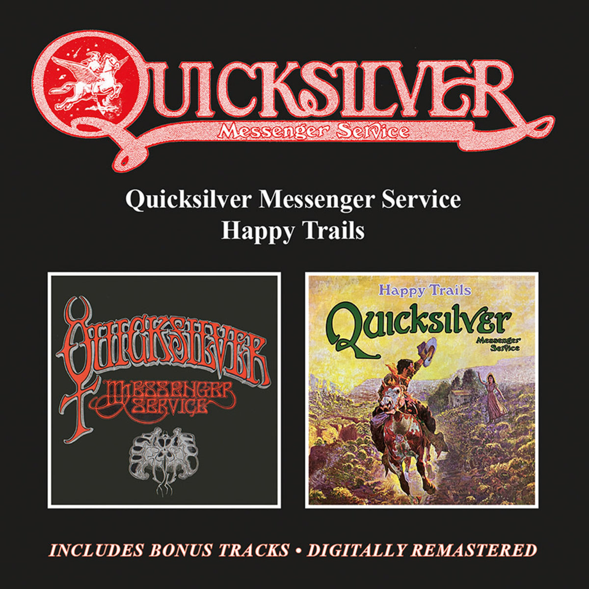 Quicksilver Messenger Service - Quicksilver Messenger Service / Happy Trails plus bonus tracks - BGOCD1562