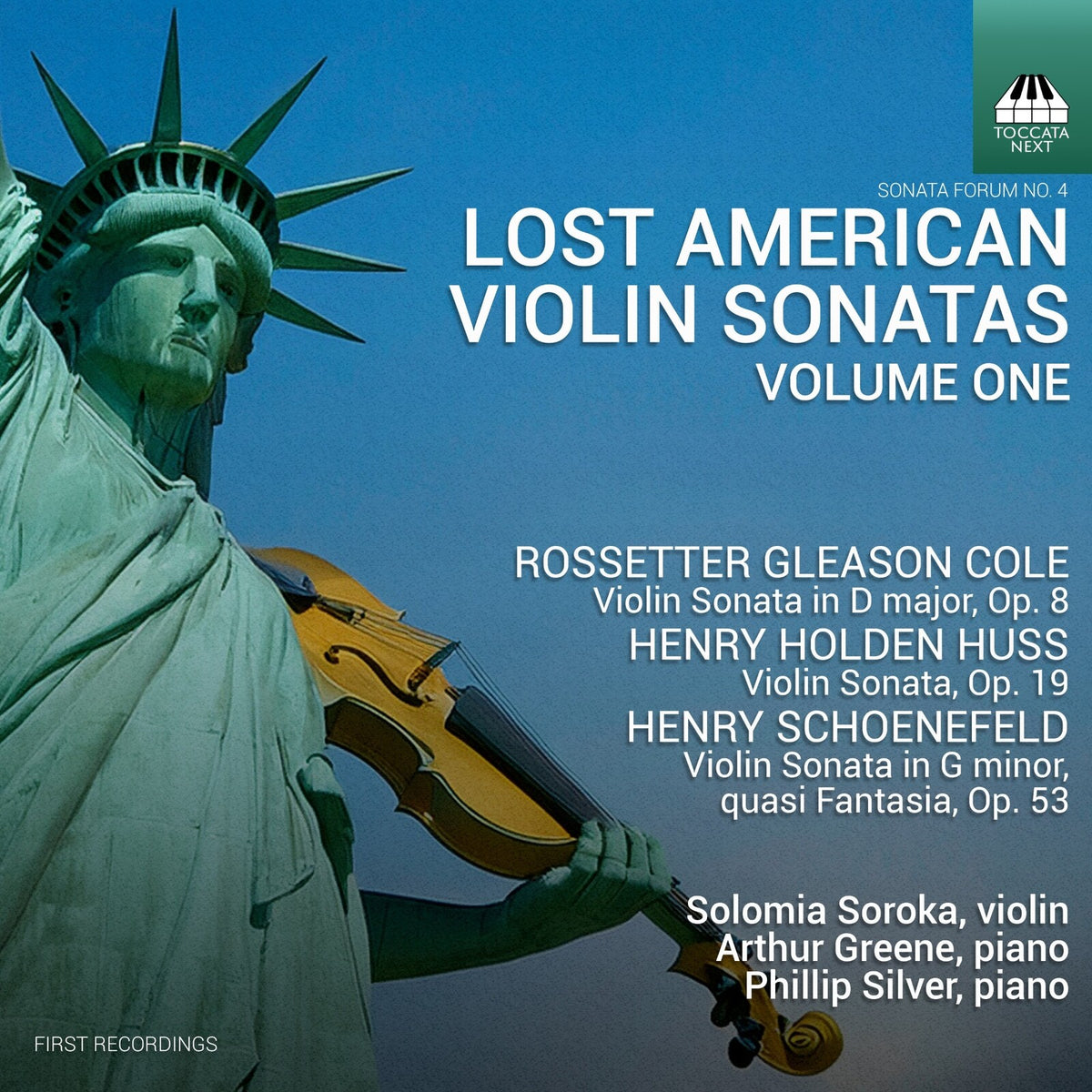 Solomia Soroka; Arthur Greene; Phillip Silver - Lost American Violin Sonatas, Vol. 1 - TOCN0046