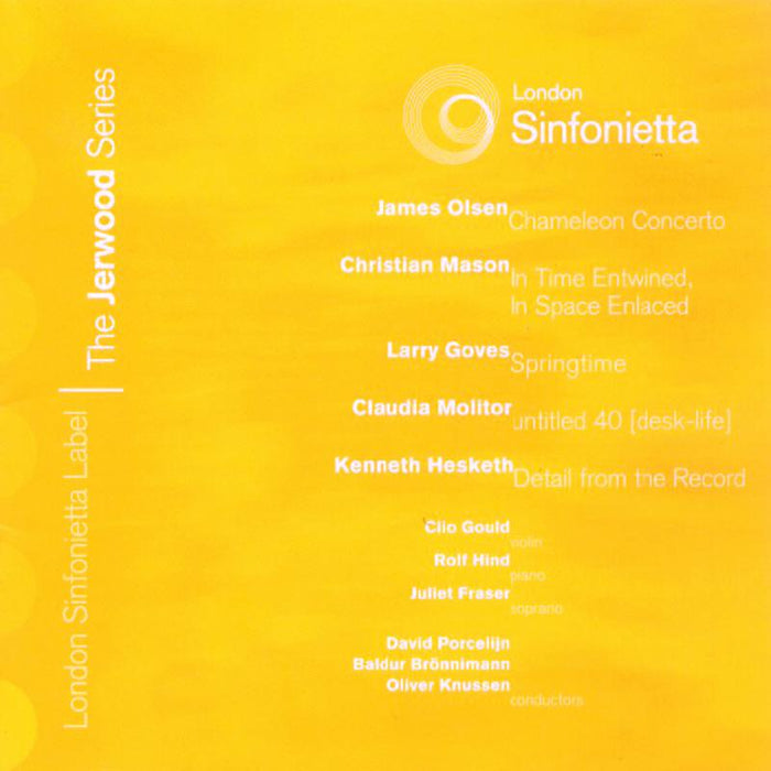 The Jerwood Series 6: James Olsen, Christian Mason, Larry Goves, Claudia Molitor & Kenneth Hesketh