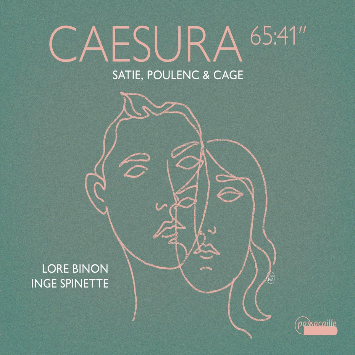 Lore Binon; Inge Spinette - Eric Satie; Francis Poulenc; John Cage: Caesura 65:41 - PAS1165