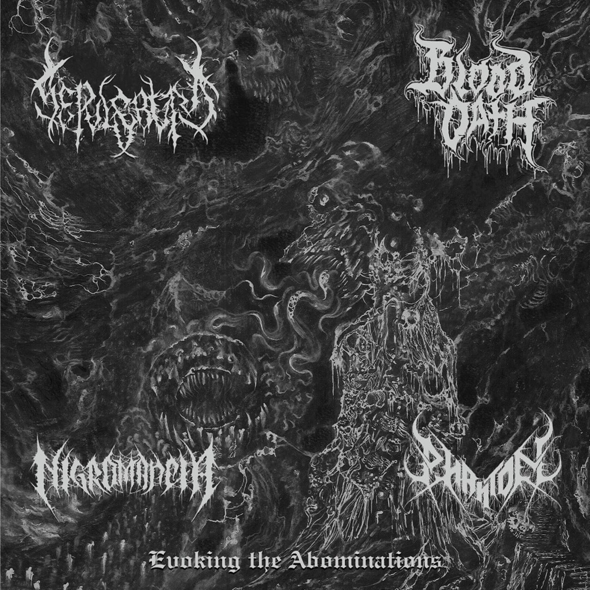 Sepulcrum / Blood Oath / Nigromancia / Phantom - Evoking the Abominations - CR155CD