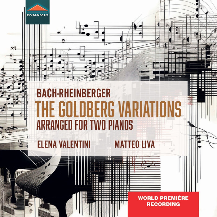Matteo Liva; Elena Valentini - Johann Sebastian Bach; Josef Gabriel Rheinberger: The Goldberg Variations BWV 988 - 1883 arrangement for 2 pianos - CDS8002
