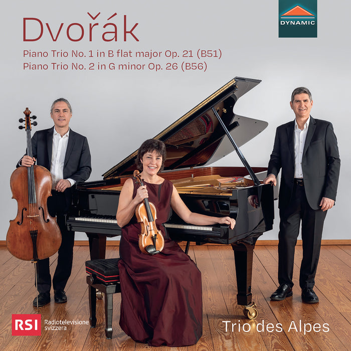 Trio des Alpes - Antonin Dvorak: Piano Trio No. 1 in B flat major Op. 21 (B51); Piano Trio No. 2 in G minor Op. 26 (B56) - CDS8003