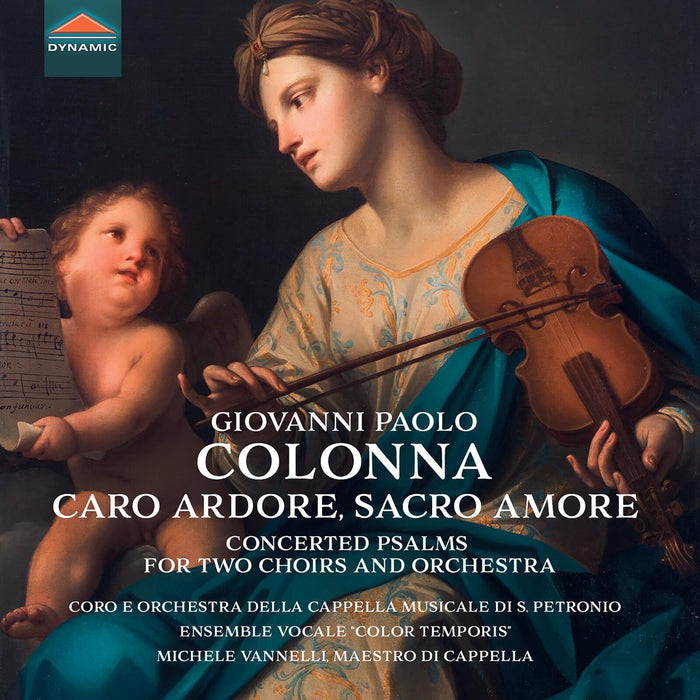 Clarissa Reali; Roberta Pozzer; Gabriella Martellacci; Michela Borazio; Alberto Allegrezza; Riccardo Pisani; Gabriele Lombardi; Guglielmo Buonsanti; Alessandro Ciccolini; Michele Santi; Matteo Frige; Sara Dieci; Francesco Tasini; Coro della Cappella Musicale Arcivescovile della Basilica di San Petro - Giovanni Paolo Colonna: Caro Ardore, Sacro Amore - Concerted Psalms for Two Choirs and Orchestra - CDS8044