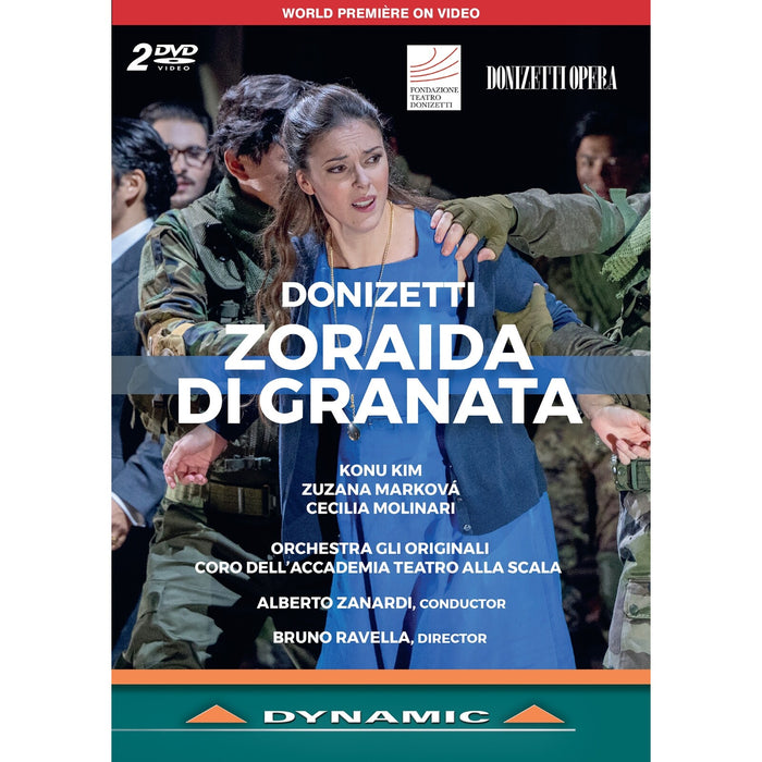 Konu Kim; Zuzana Markova; Cecilia Molinari; Tuty Hernandez; Lilla Takacs; Valerio Morelli; Orchestra Gli Originali; Coro dell'Accademia Teatro alla Scala; Salvo Sgro; Bruno Ravella; Alberto Zanardi - Gaetano Donizetti: Zoraida di Granata - DYN38068