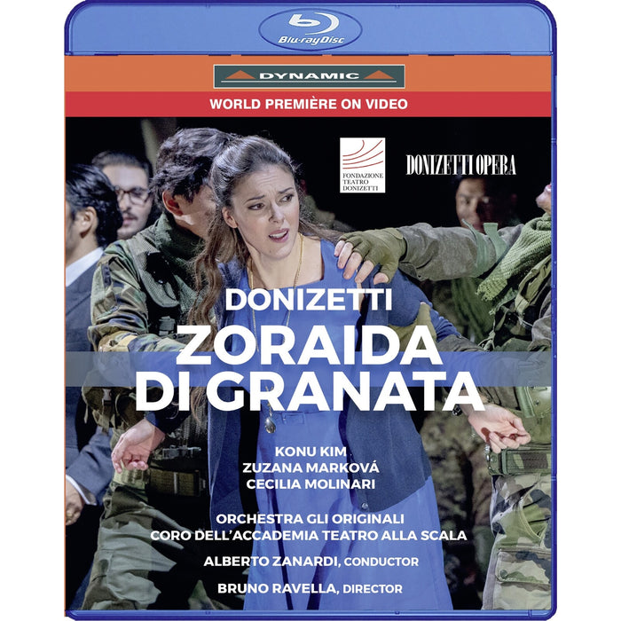 Konu Kim; Zuzana Markova; Cecilia Molinari; Tuty Hernandez; Lilla Takacs; Valerio Morelli; Orchestra Gli Originali; Coro dell'Accademia Teatro alla Scala; Salvo Sgro; Bruno Ravella; Alberto Zanardi - Gaetano Donizetti: Zoraida di Granata - 58068