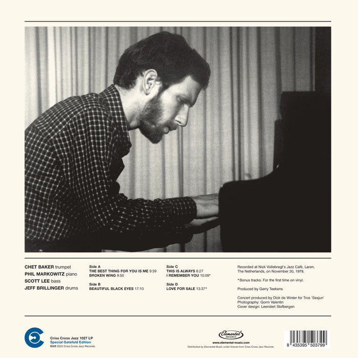 Chet Baker - Live at Nick's - CC1027LP
