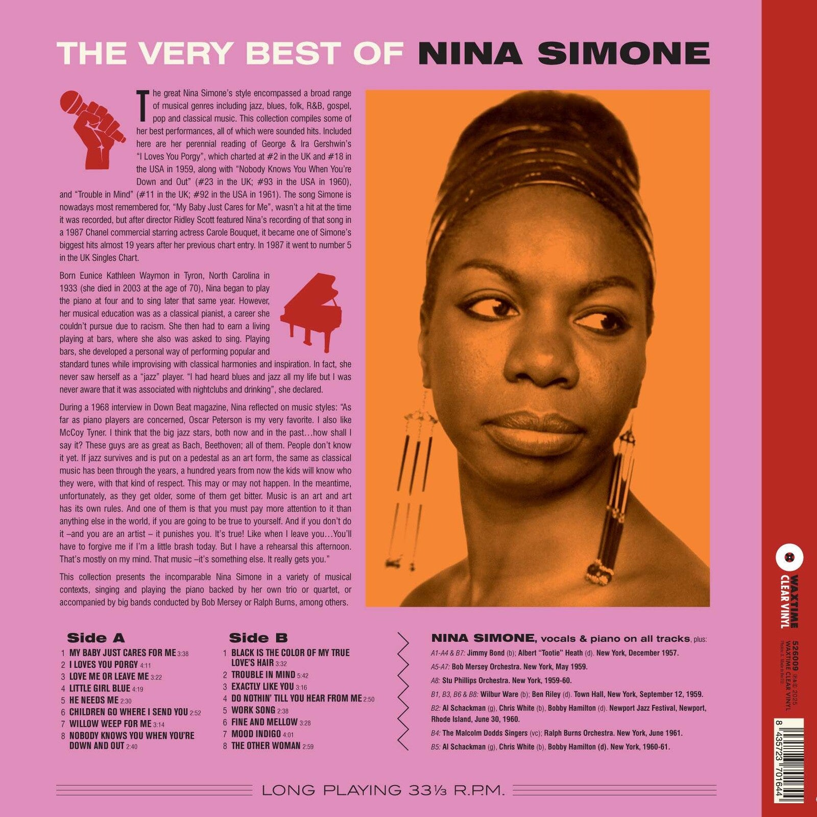 公式サイト Nina Simone: The Very Best Of Nina Simone – Proper Music 洋楽