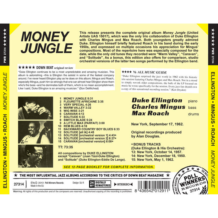Duke Ellington, Charles Mingus & Max Roach - Money Jungle - 27314