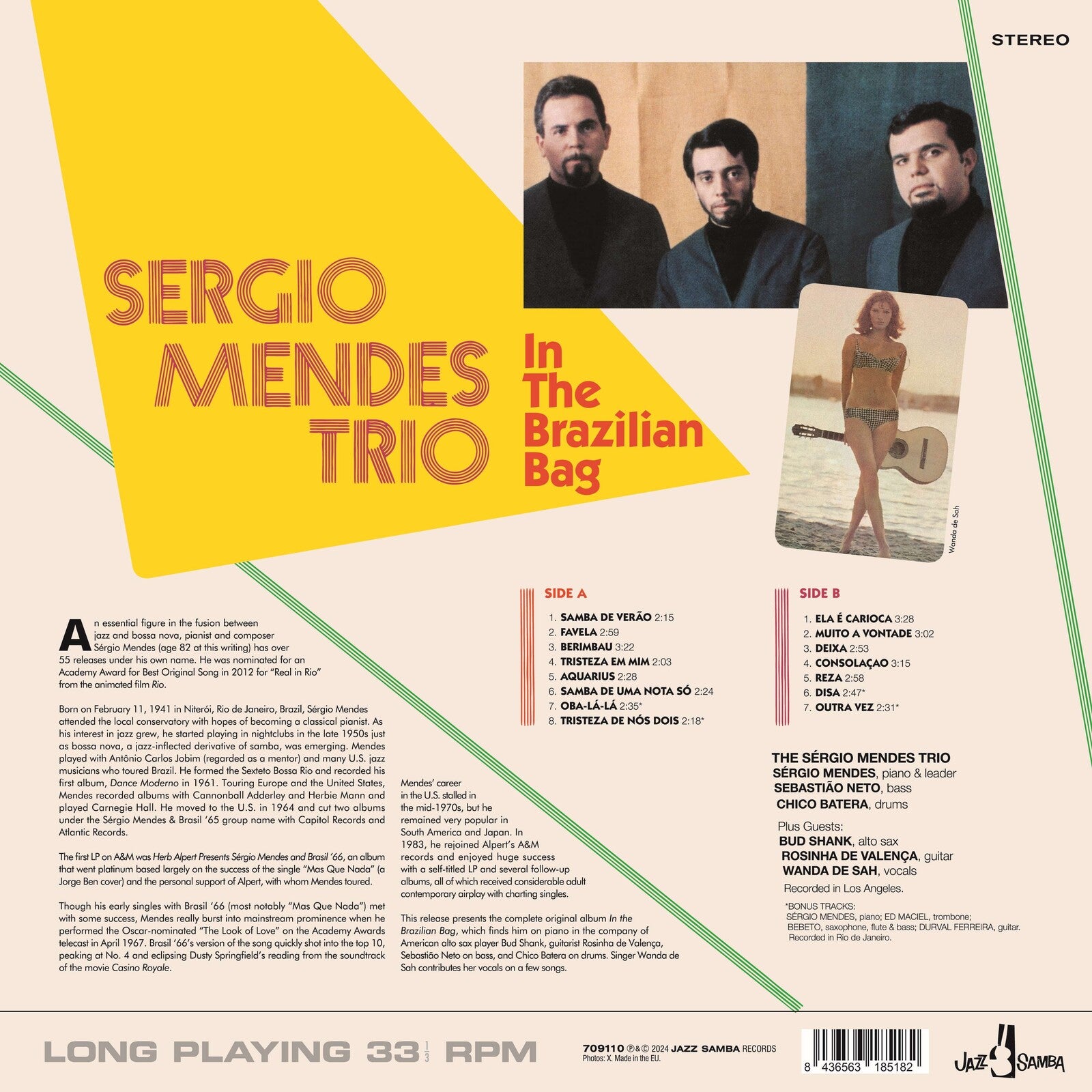 BRA盤62年オリジ！Renato Mendes & Seu Orgao Sergio Mendes Trio: In The Brazilian Bag – Proper Music