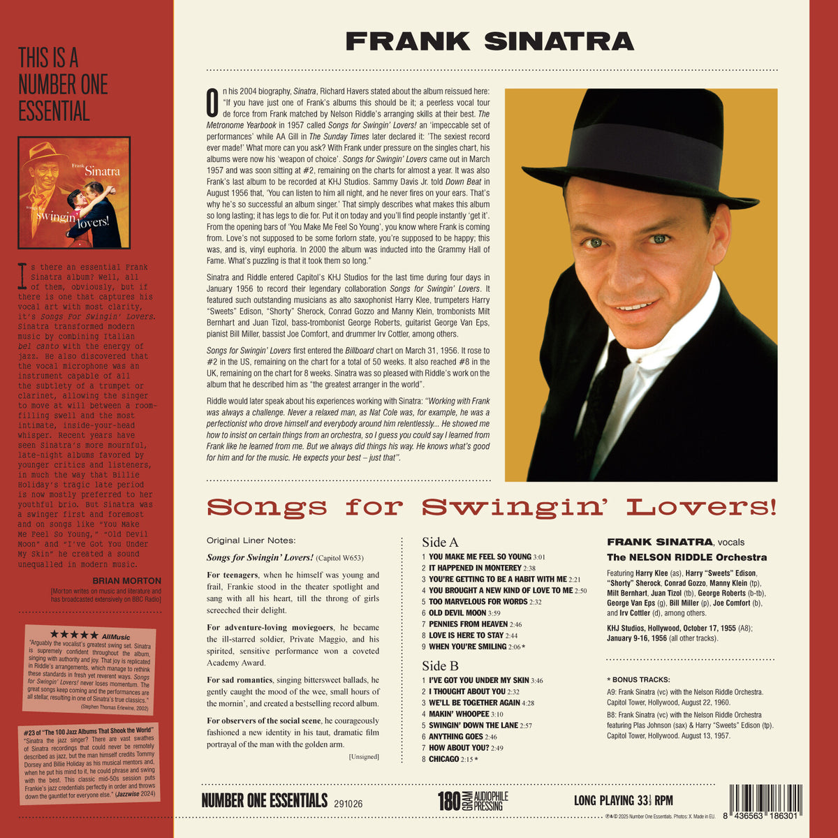 Frank Sinatra - Songs For Swingin' Lovers! - 291026