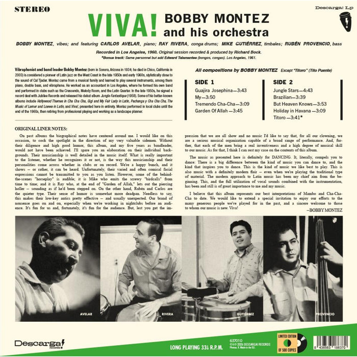 Bobby Montez - Viva! - 637010