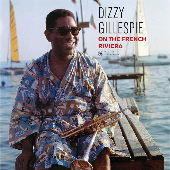 Dizzy Gillespie - On The French Riviera - Gatefold Edition. Cover Art by Jean-Pierre Leloir. - 37054