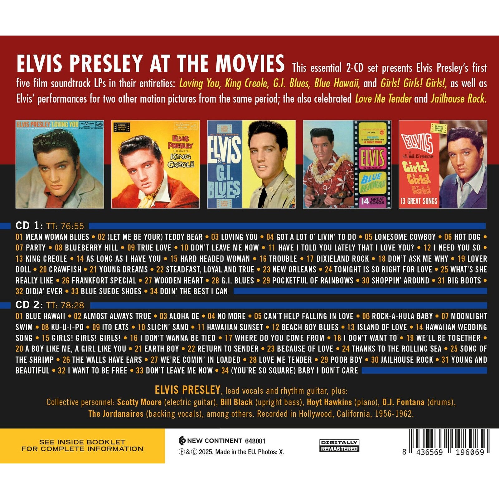エルヴィス・プレスリー　The Movie Soundtracks ELVIS - THE MOVIE SOUNDTRACKS - 20 ORIGINAL ALBUMS - 20-CD BOX SET