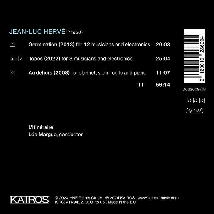 L'Itineraire, Leo Margue - Jean-Luc Herve: Germination - KAI0022009