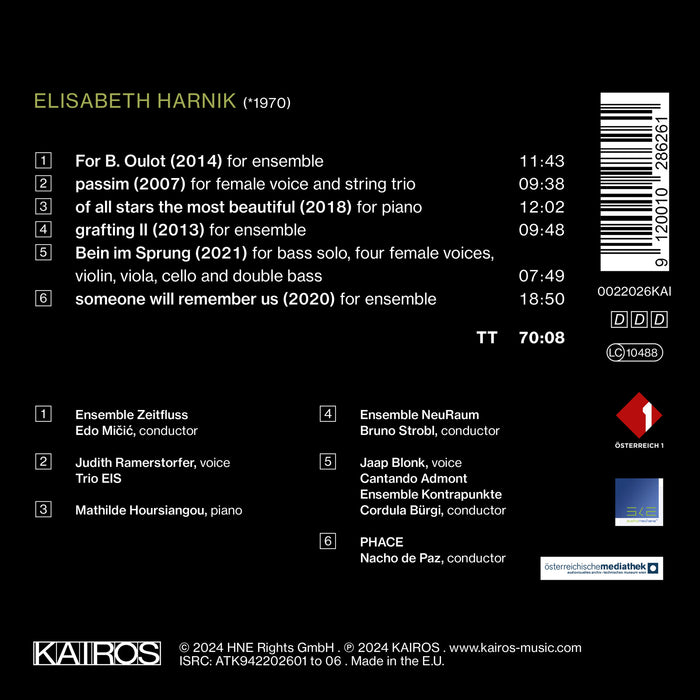 Elisabeth Harnik - someone will remember us - KAI0022026