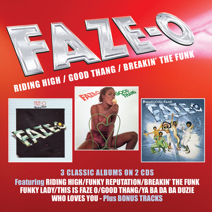Faze-O: Riding High / Good Thang / Breakin’ The Funk, 2CD - QROBIN66CDD