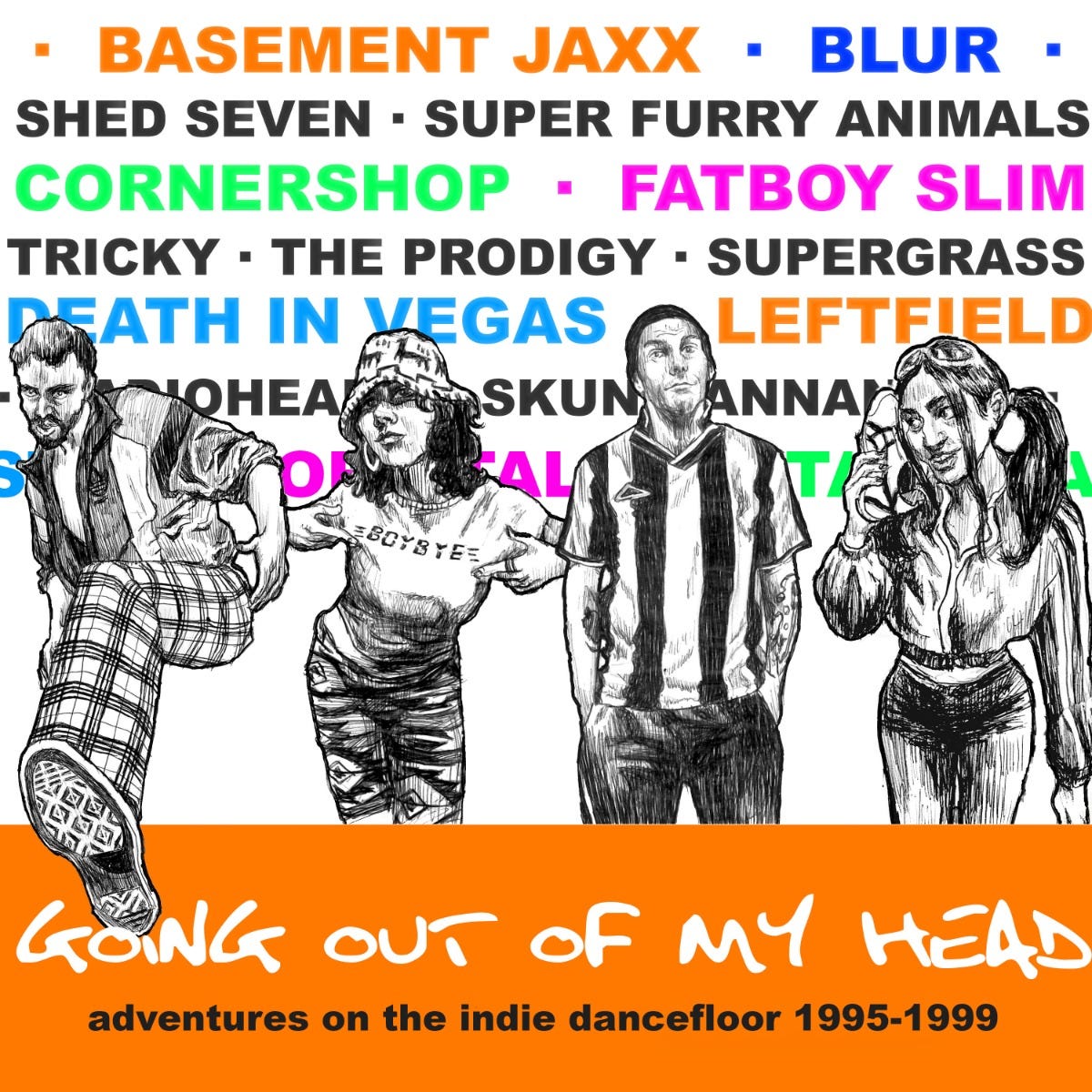アングラ V.A Talent Fest 1995 Compilation CD VARIOUS ARTISTS: GOING OUT OF MY HEAD - ADVENTURES ON THE INDIE