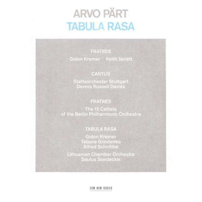 Gidon Kremer, Keith Jarrett, & Dennis Russell Davies - Arvo Part: Tabula rasa - 4763878