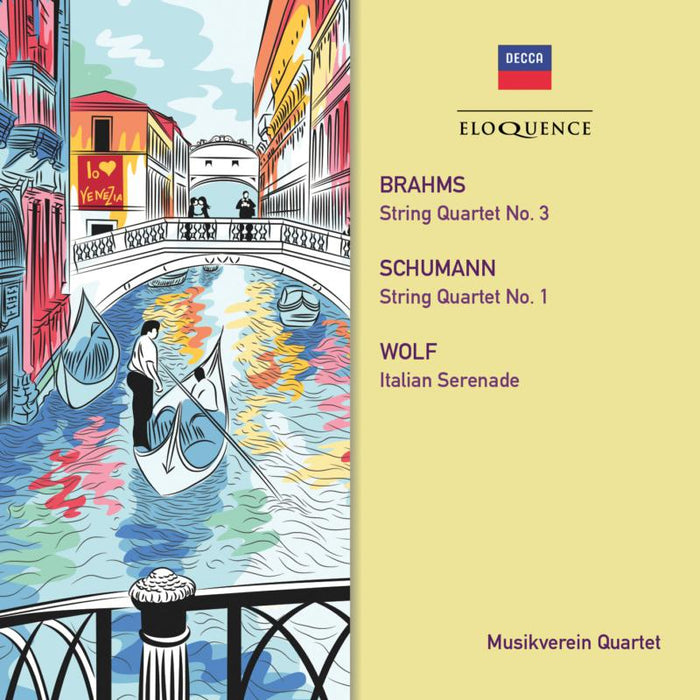Musikverein Quartet - Brahms: String Quartet No. 3. Schumann: String Quartet No. 1 - ELQ4807399