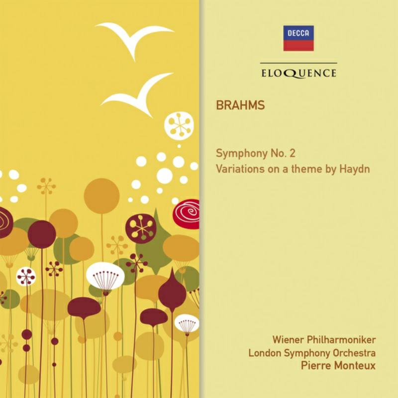 Pierre Monteux, Vienna Philharmonic & London Symphony Orches - Brahms: Symphony No. 2; Variations On A Theme By Haydn - ELQ4808913