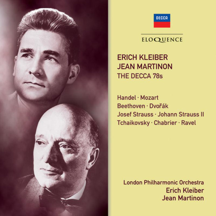 Erich Kleiber & Jean Martinon - Erich Kleiber, Jean Martinon – The Decca 78s - ELQ4829386