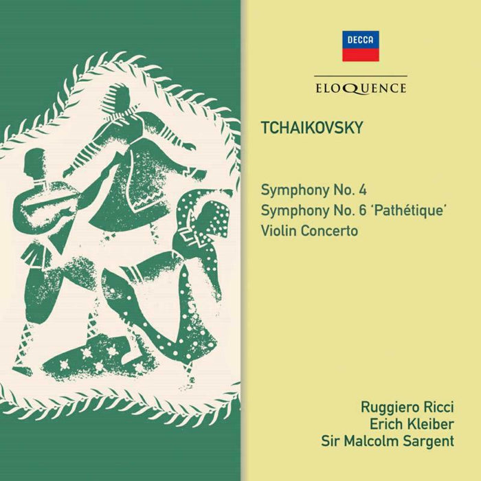 Erich Kleiber, Ruggiero Ricci & Sir Malcolm Sargent - Tchaikovsky: Symphonies Nos. 4 & 6; Violin Concerto (2CD) - ELQ4840373