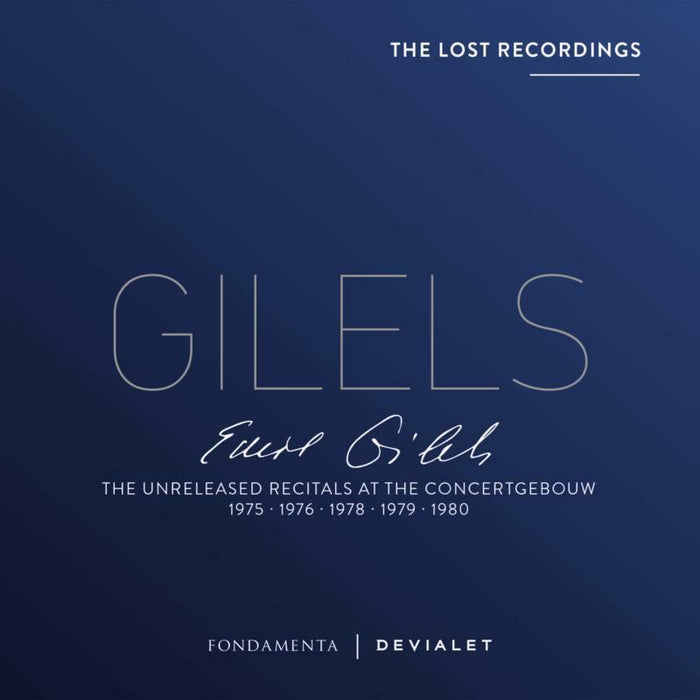 Emil Gilels - Emil Gilels: The Unreleased Recitals at the Concertgebouw 1975 - 1976 - 1978 - 1979 - 1980 - FON1803032