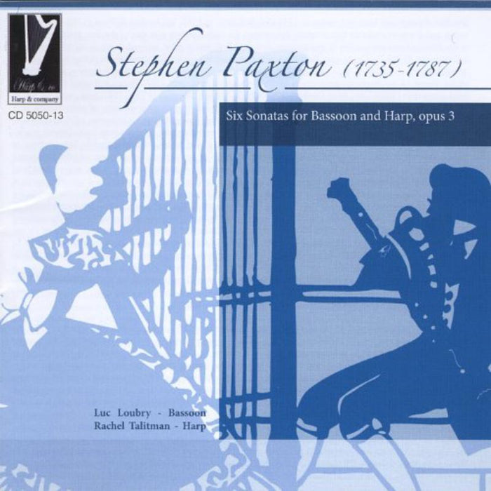 Rachel Talitman, harpe: Paxton: Six sonates pour basson et harpe Op.3.