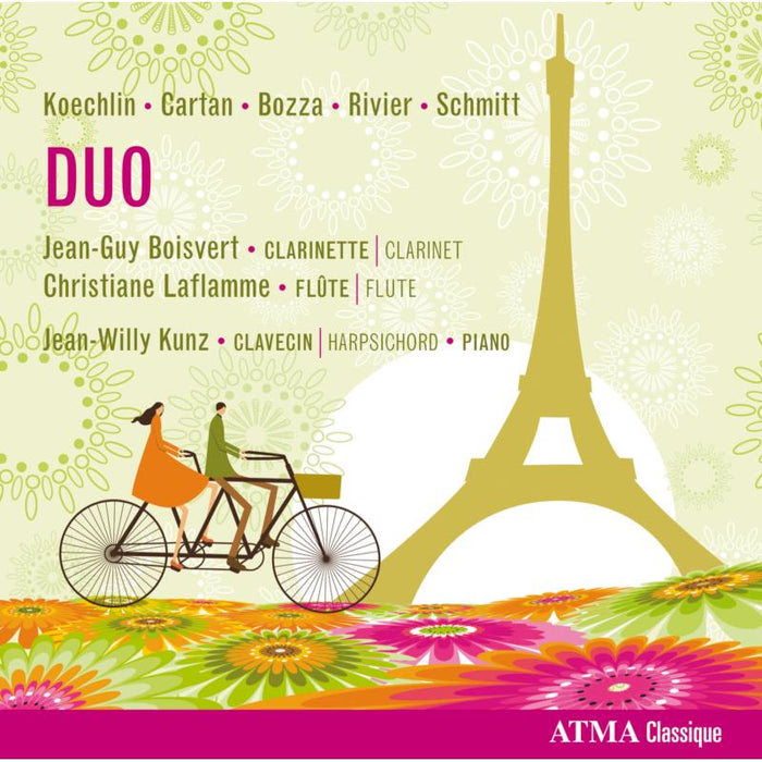 Jean-Guy Boisvert, Christiane Laflamme & Jean-Willy Kunz - Duo - Charles Koechlin, Florent Schmitt, Jean Rivier, Jean Cartan etc. - ACD22679