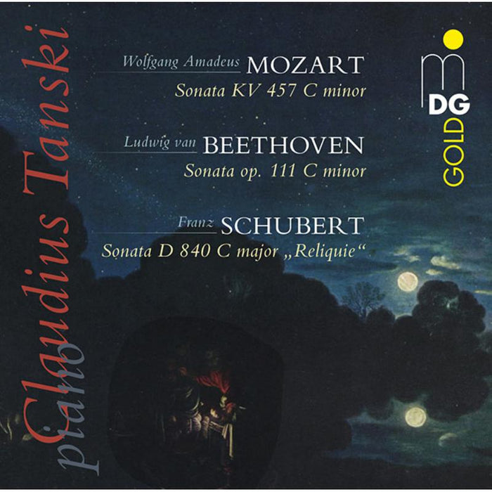 Claudius Tanski - Mozart: Sonata C Minor KV 457 / Sonata C Minor Op. 111 / Sonata C Major D 840 - MDG9121866