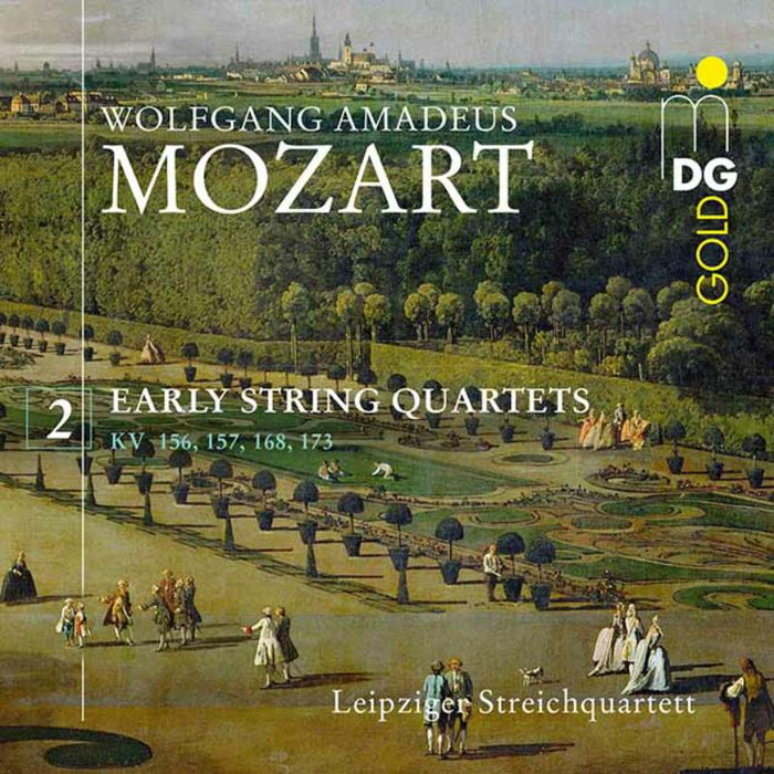 Leipzig String Quartets - Mozart: Early String Quartets Vol. 2 KV 156, 157, 168 & 173 - MDG3071976
