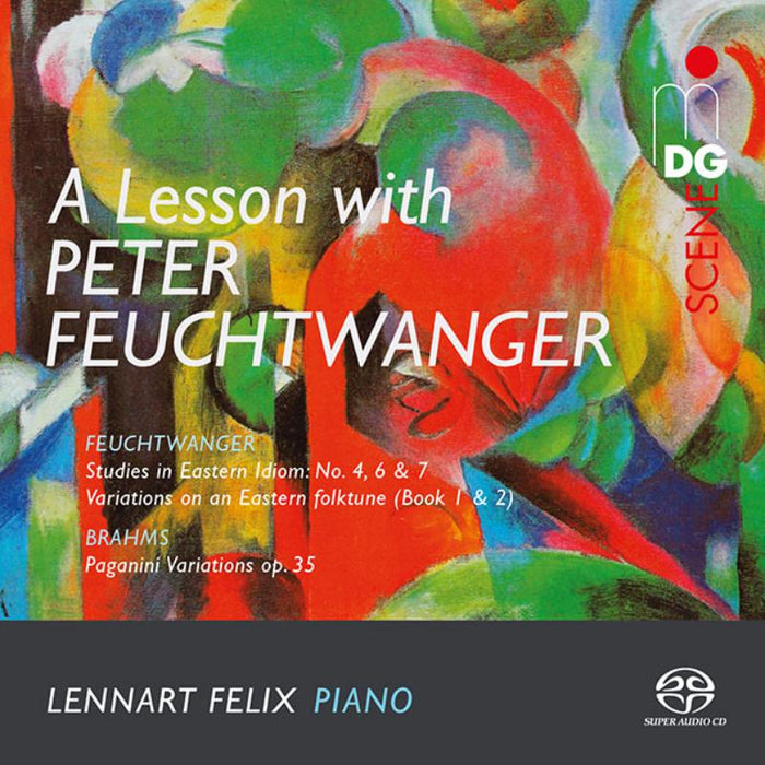 Felix Lennart - A Lesson With  Peter Feuchtwanger; Brahms Paganini Variation - MDG9042047