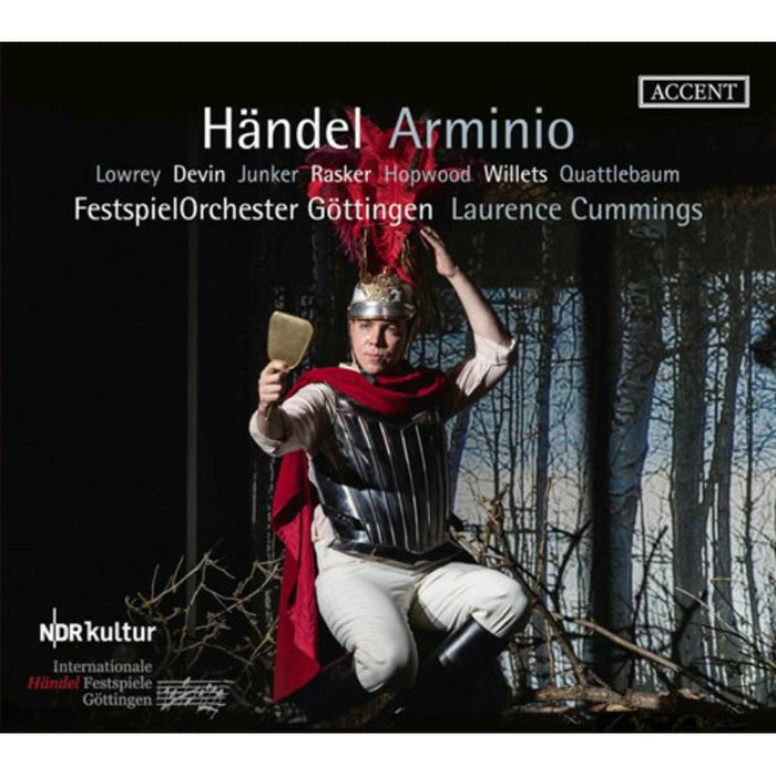 Laurence Cummings, FestspielOrchester Göttingen, Christopher Lowrey, Anna Devin, Sophie Junker, Helena Rasker, Paul Hopwood, Owen Willetts, Cody Quattlebaum - George Frideric Handel - Arminio HWV 36 - ACC26409