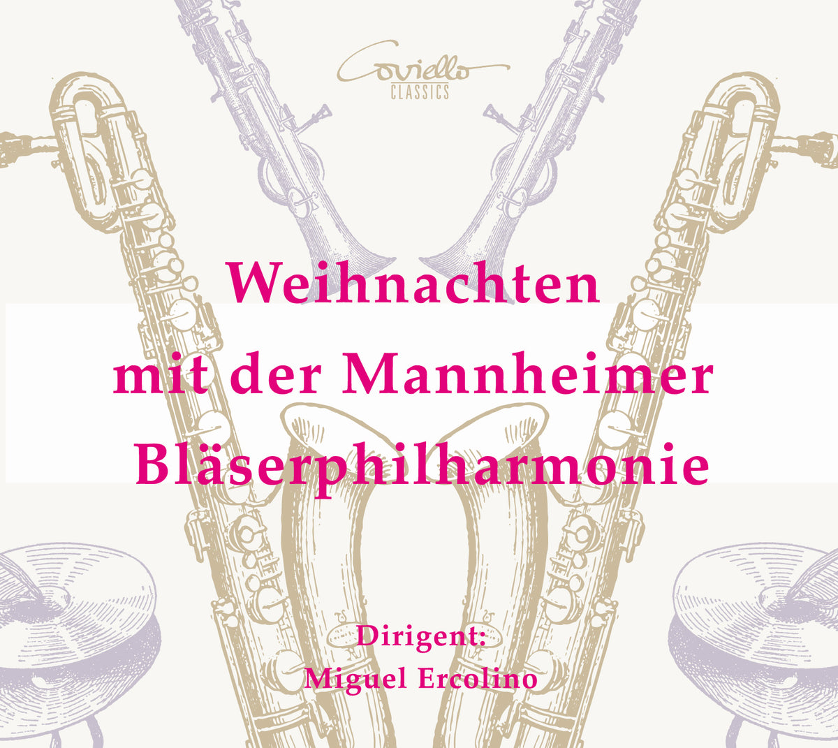 Miguel Ercolino/Mannheimer Bläserphilharmonie - Christmas - Works by Tschaikowsky, Händel, Marks, Anderson, Whitacre a.o. - COV91736