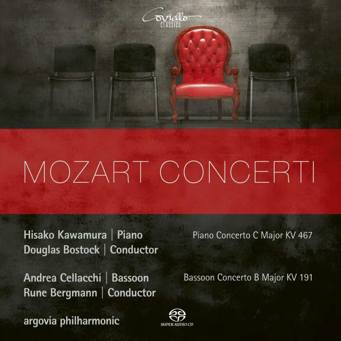 Hisako Kawamura; Andrea Cellacchi; Argovia Philharmonic - Mozart: Bassoon Concerto KV 191; Piano Concerto KV 467 - COV91812