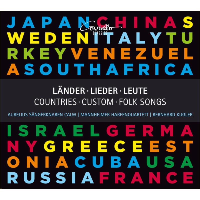 Aurelius Sängerknaben Calw; Mannheimer Harfenquartett - Countries - Custom - Folk Songs - COV91909